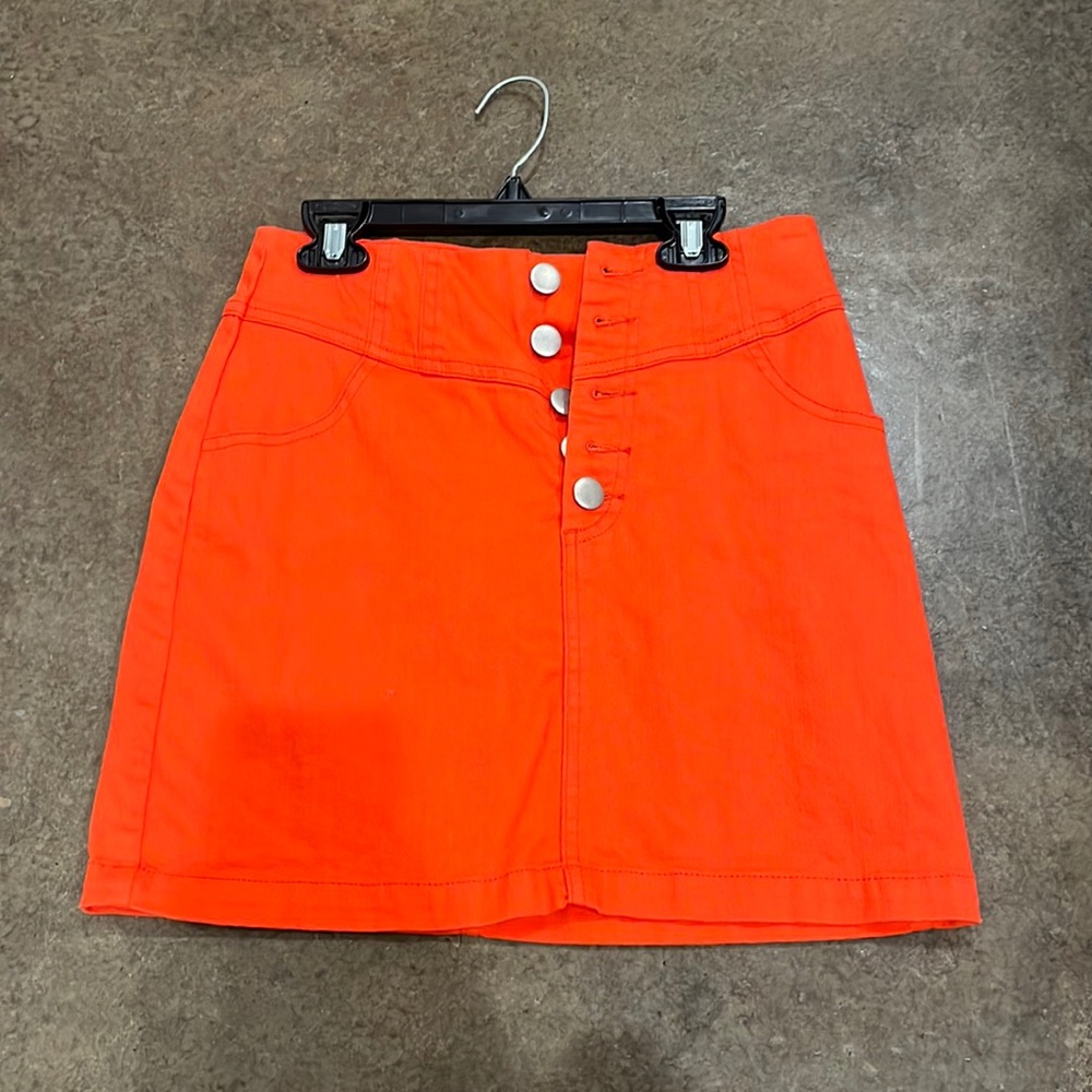 Women’s Colorful Jean Skirt